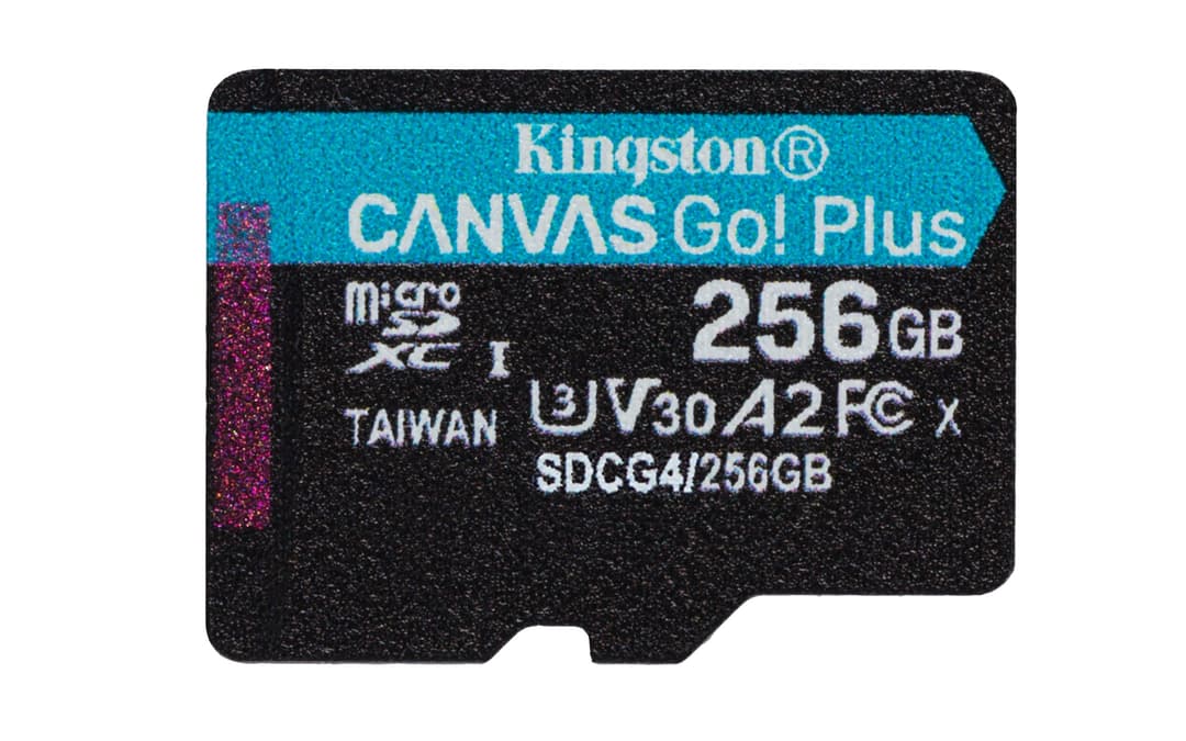 Kingston Technology 256GB microSDXC Canvas Go Plus Gen4 200MB/s A2 U3 V30 Card + Adapter - Image 2