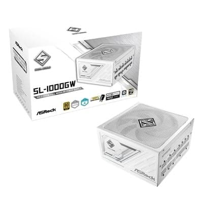 ASRock 1000W Steel Legend Sl-1000Gw Psu Fully Modular 80+ Gold Cybenetics Platin