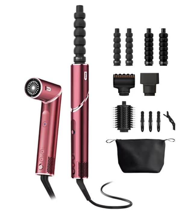 Shark FlexStyle Black Cherry 5-in-1 Air Styler & Hair Dryer Gift Set HD456CRUK - Image 1