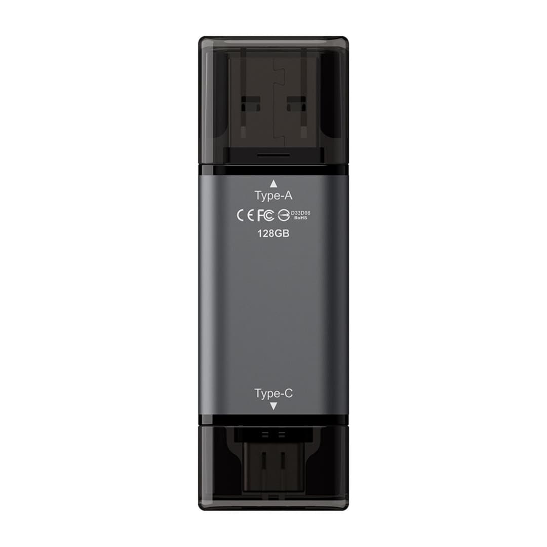 Team Group X1 USB 3.2 Gen1 Type-A/Type-C Dual Interface Flash Drive 128GB - Image 1
