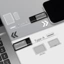 Team Group X1 USB 3.2 Gen1 Type-A/Type-C Dual Interface Flash Drive 128GB thumbnail 4