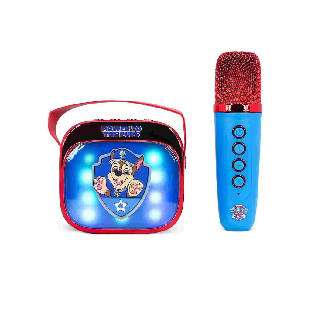 Paw Patrol Popsing LED Light-Up Wireless Karaoke Speaker & Microphone - Image 1