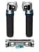 KONDOR BLUE | Pro Pivot Rosette Grip Set & Dual Rod Clamp | 30-Position ARRI-Style Rosettes, Ergonomic Rubber Grips, Left/Right Compatible | Space Gray thumbnail 3