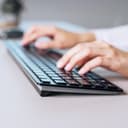 CHERRY KW 9100 SLIM RF Wireless + Bluetooth QWERTY English Black keyboard thumbnail 6