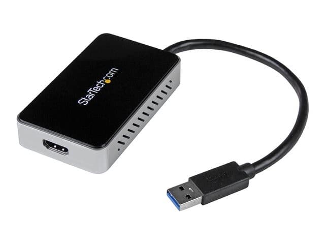 StarTech USB32HDEH USB 3.0 to HDMI Adapter with USB Port 1920x1200 Black - Image 1