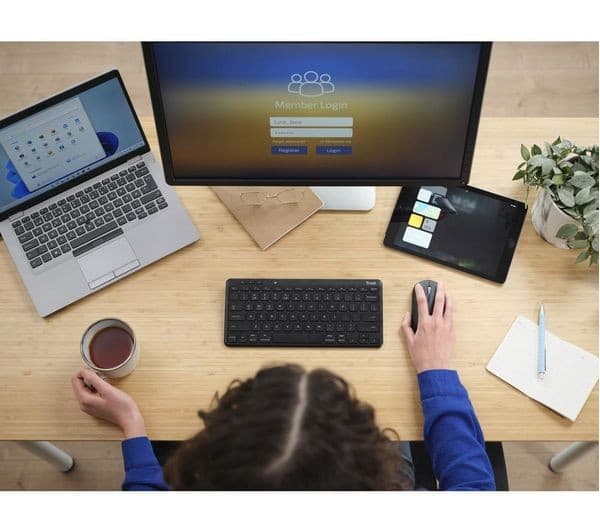 TRUST Lyra Wireless Keyboard Black - Image 7