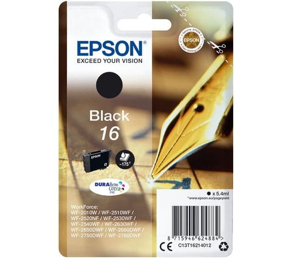 Epson 16 - cyan - original - ink cartridge - Image 1