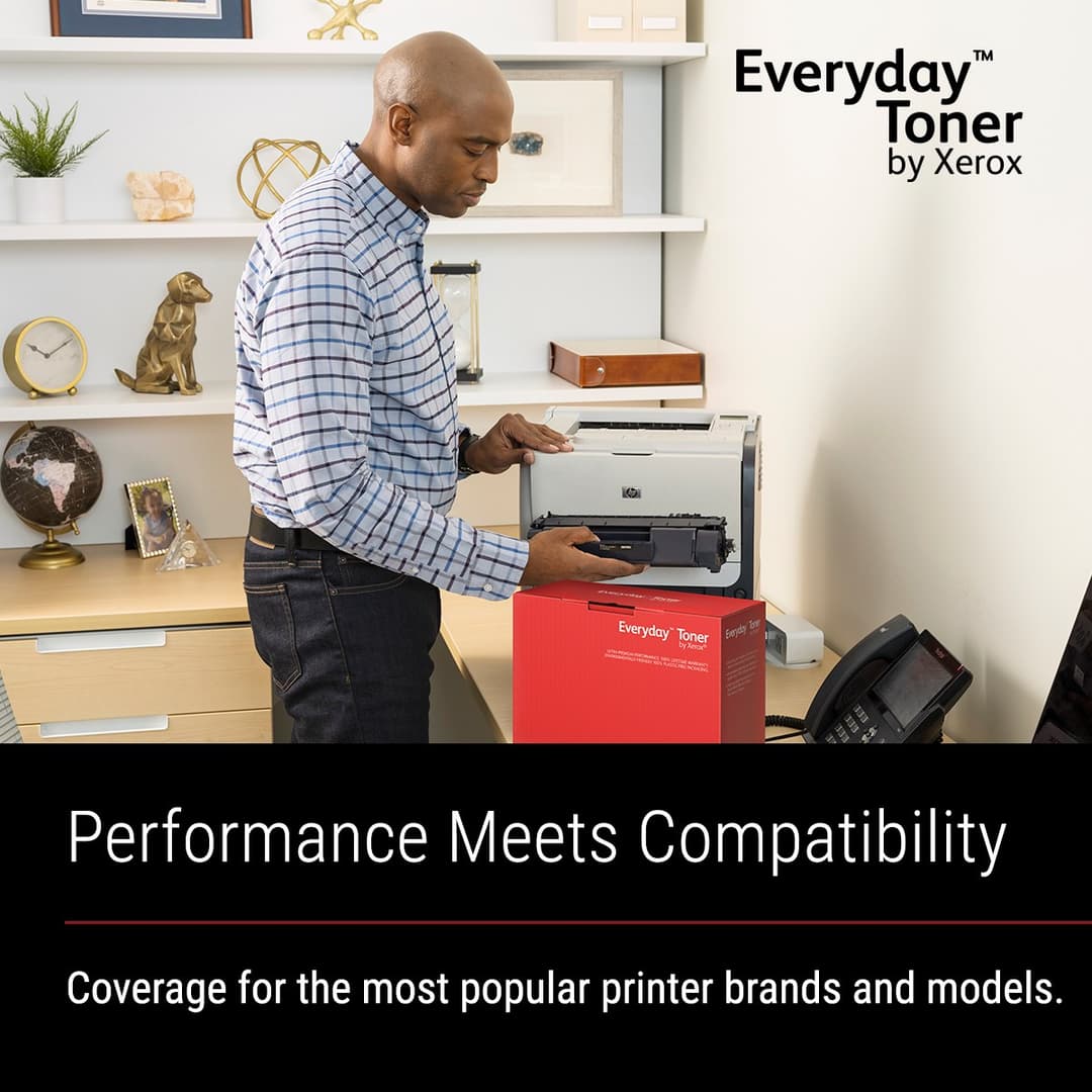 Everyday™ Black Toner by Xerox compatible with HP 05A (CE505A), Standard capacity - Image 3