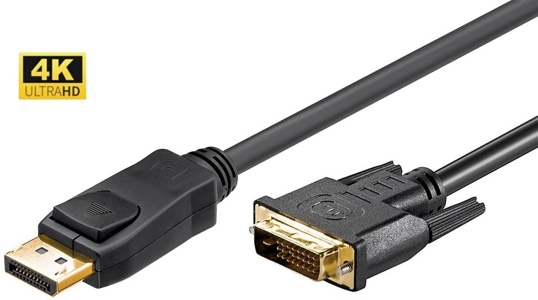 Microconnect DisplayPort 1.2 to DVI-D Dual Link Cable 3m - Image 1