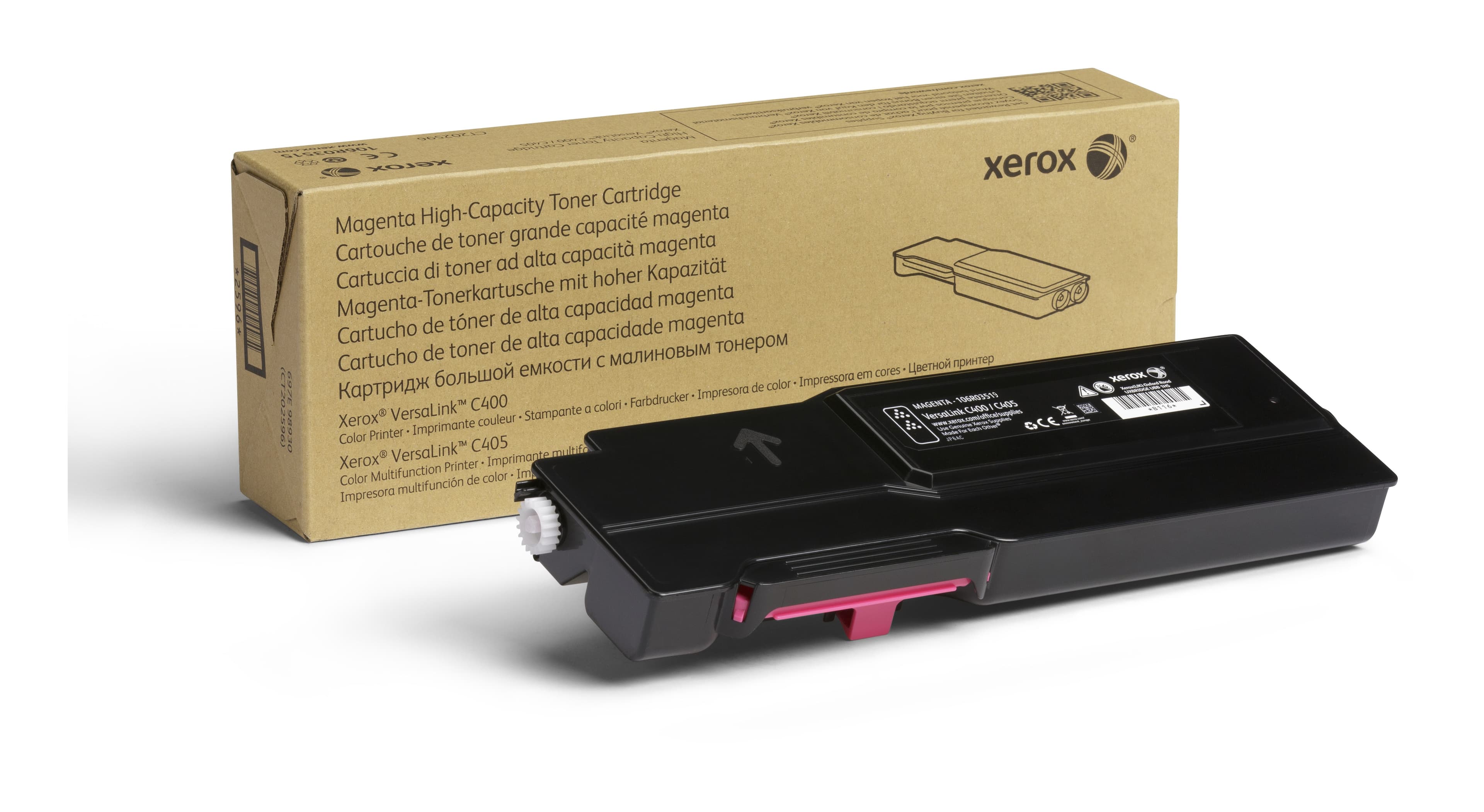 Xerox 106R03519 Magenta High Capacity Toner Cartridge for VersaLink C400/C405 (4,800 pages)
