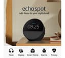 Amazon Echo Spot Smart Alarm Clock Black thumbnail 2