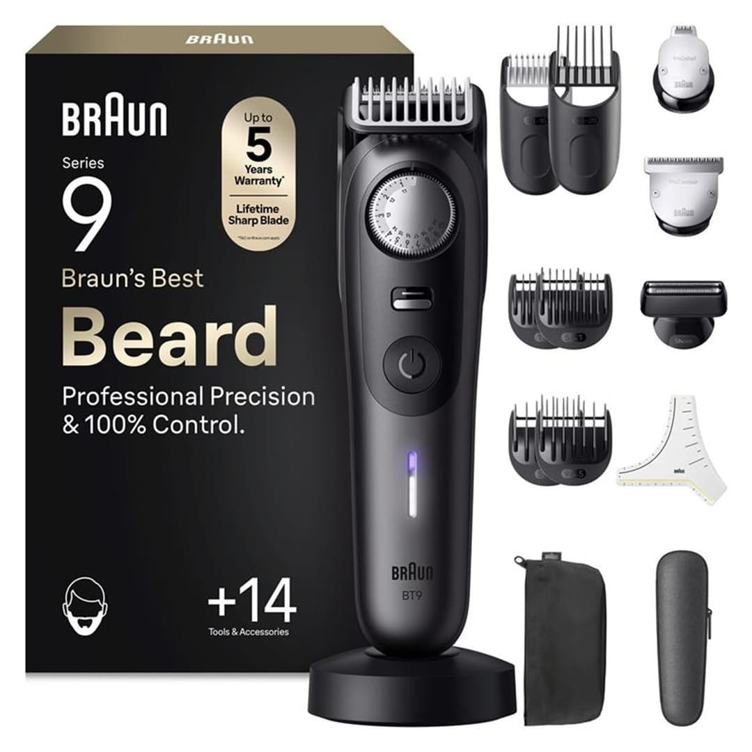 Braun Series 9 Beard Trimmer BT9565 - Titanium - Image 1