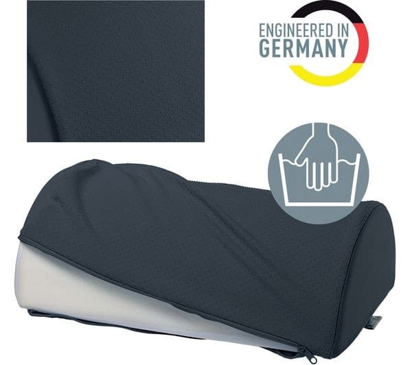 Leitz Ergo Cosy Footrest - Velvet Grey - Image 3