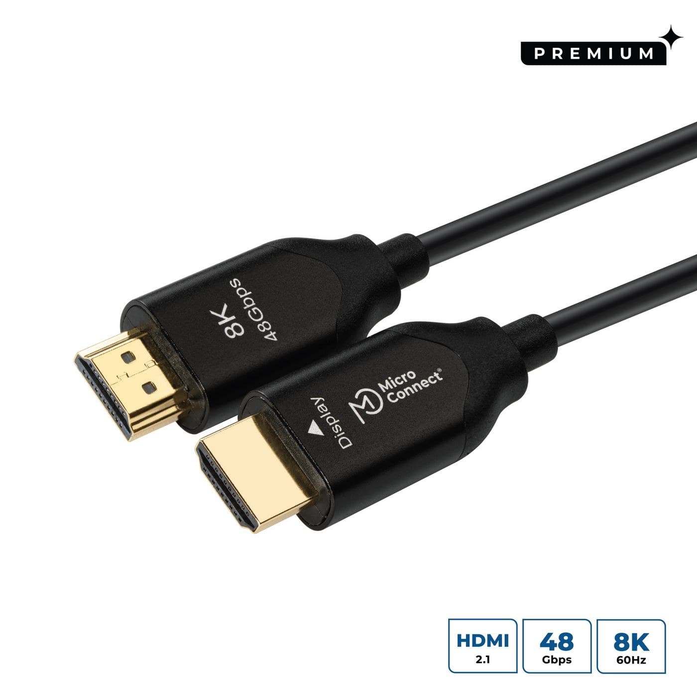 Microconnect Premium Optic Fibre HDMI 2.1 Cable 8K@60Hz 10m