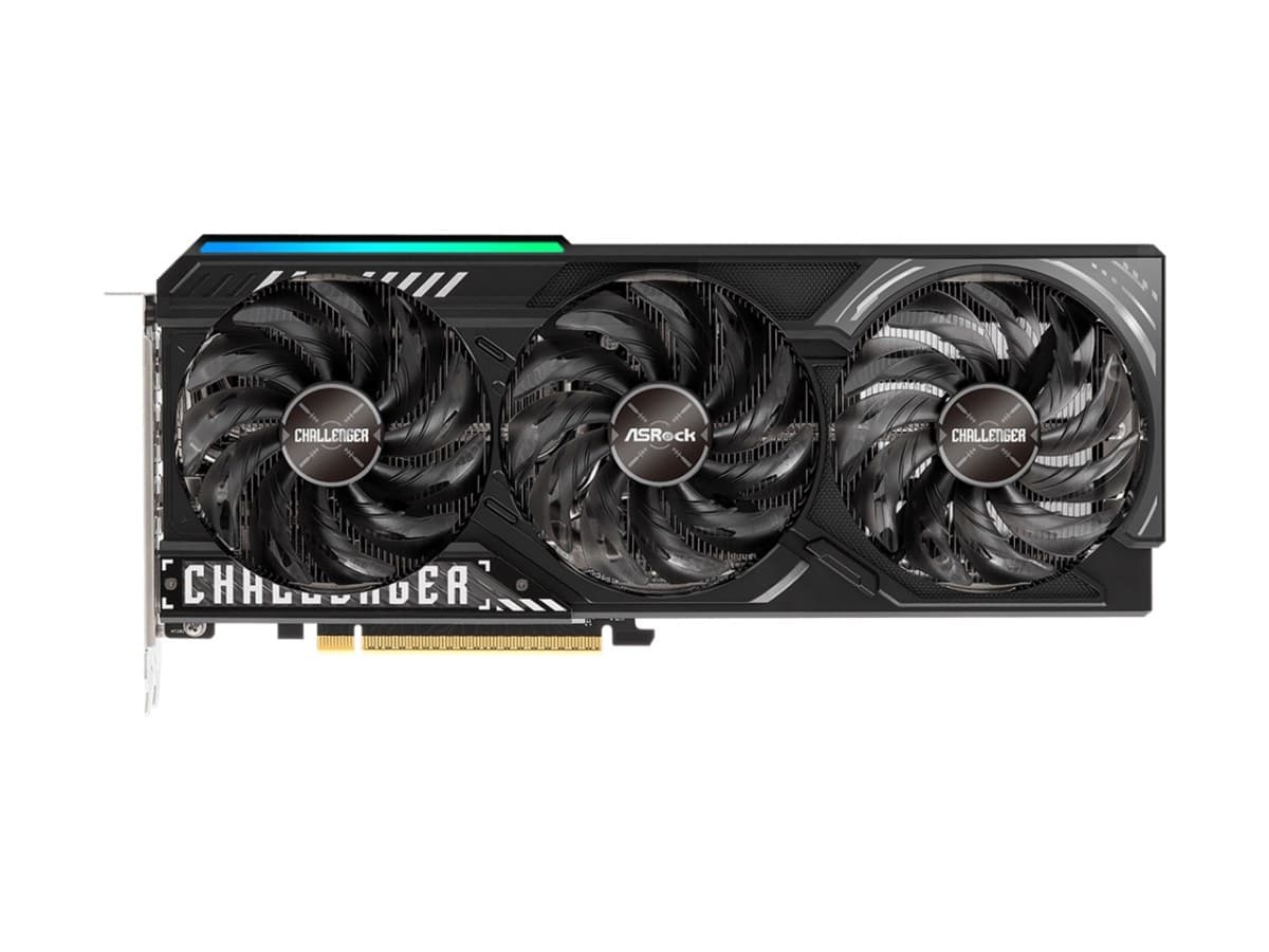 ASRock Challenger Radeon RX 9070 XT 16GB GDDR6 Graphics Card - Black (RX9070XT CL 16G)