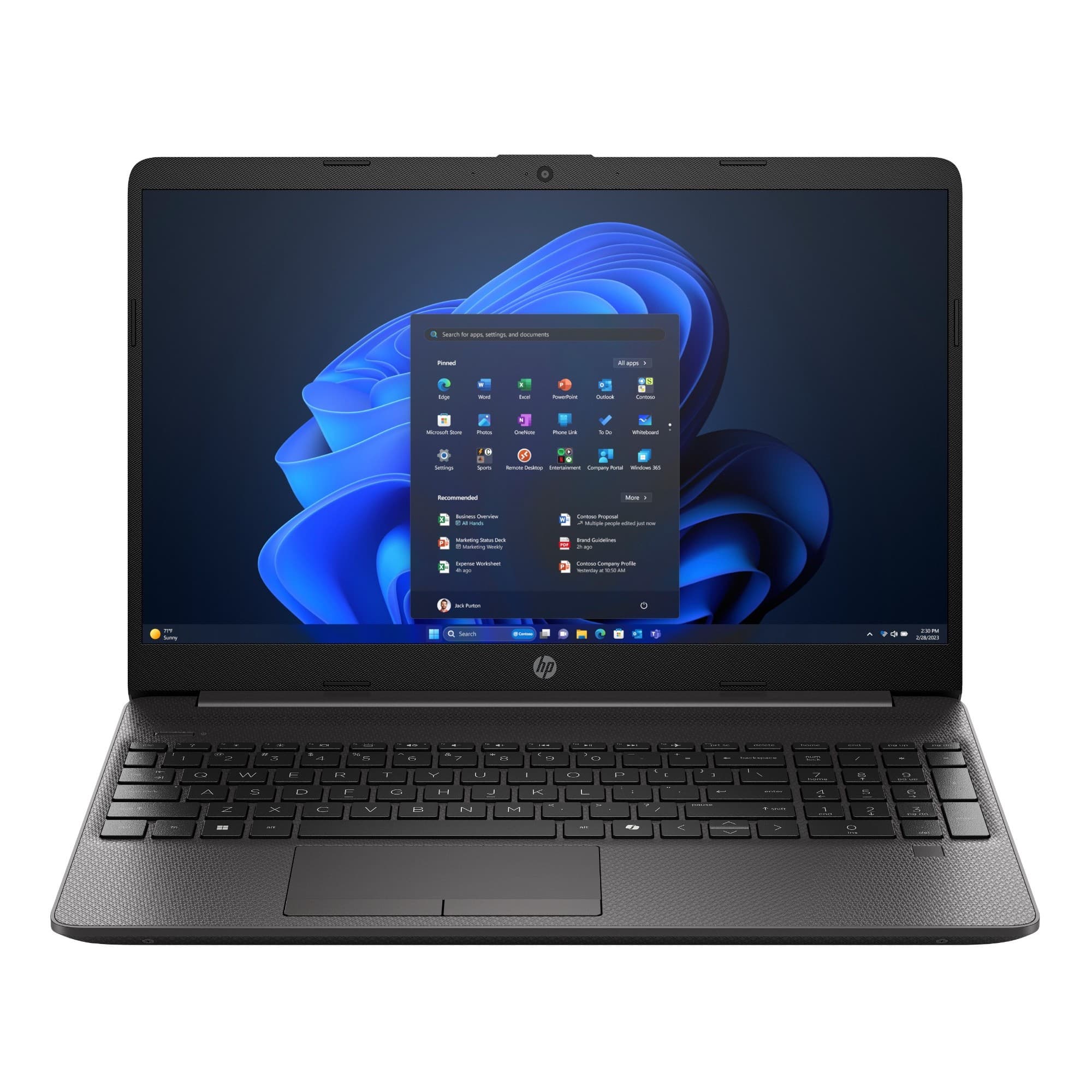 HP 250R G9 Intel Core Ultra 5 120U 8GB RAM 256GB SSD 15.6" Full HD Windows 11 Pro Laptop
