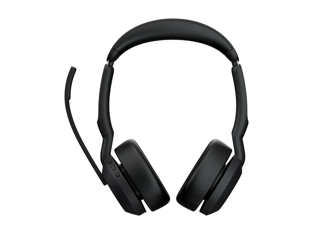 Jabra Evolve2 55 Stereo Wireless ANC Headset - UC - USB-A - Without Stand - Image 1