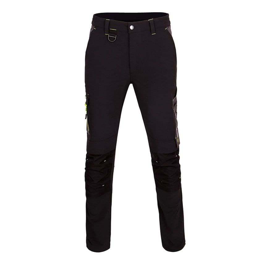 Beeswift Flex Workwear Trouser Two-Tone Black/Grey - 28R (SFTBLGY28R) - Image 1
