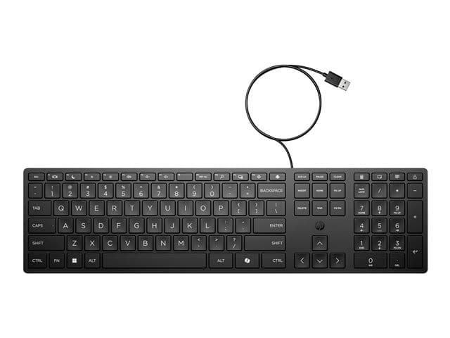 HP Desktop 320K Wired Keyboard - UK Layout - Image 7