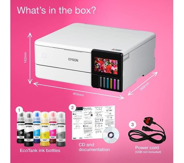 EPSON EcoTank ET-8500 All-in-One Wireless Photo Printer - Image 6