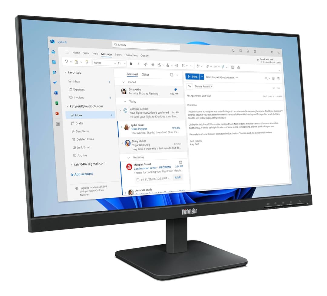 Lenovo ThinkVision S24-4e Monitor - Image 3