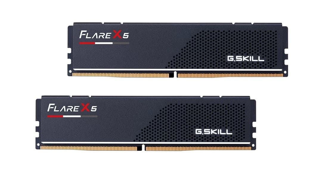 G.Skill Flare X5 32GB (2 x 16GB) DDR5 AMD EXPO Desktop Memory Kit - Matte Black - 6000MHz CL36