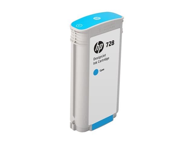 HP 728 Original DesignJet Ink Cartridge 130ml - Cyan - Image 2