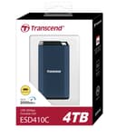 Transcend ESD410C Portable SSD USB 20Gbps Type-A/Type-C Rugged Water-Resistant 4TB - Dark Blue thumbnail 4