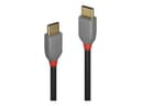 Lindy 3m USB 2.0 USB-C to USB-C Cable, 480Mbps, 60W PD, Anthra Line, Black thumbnail 2