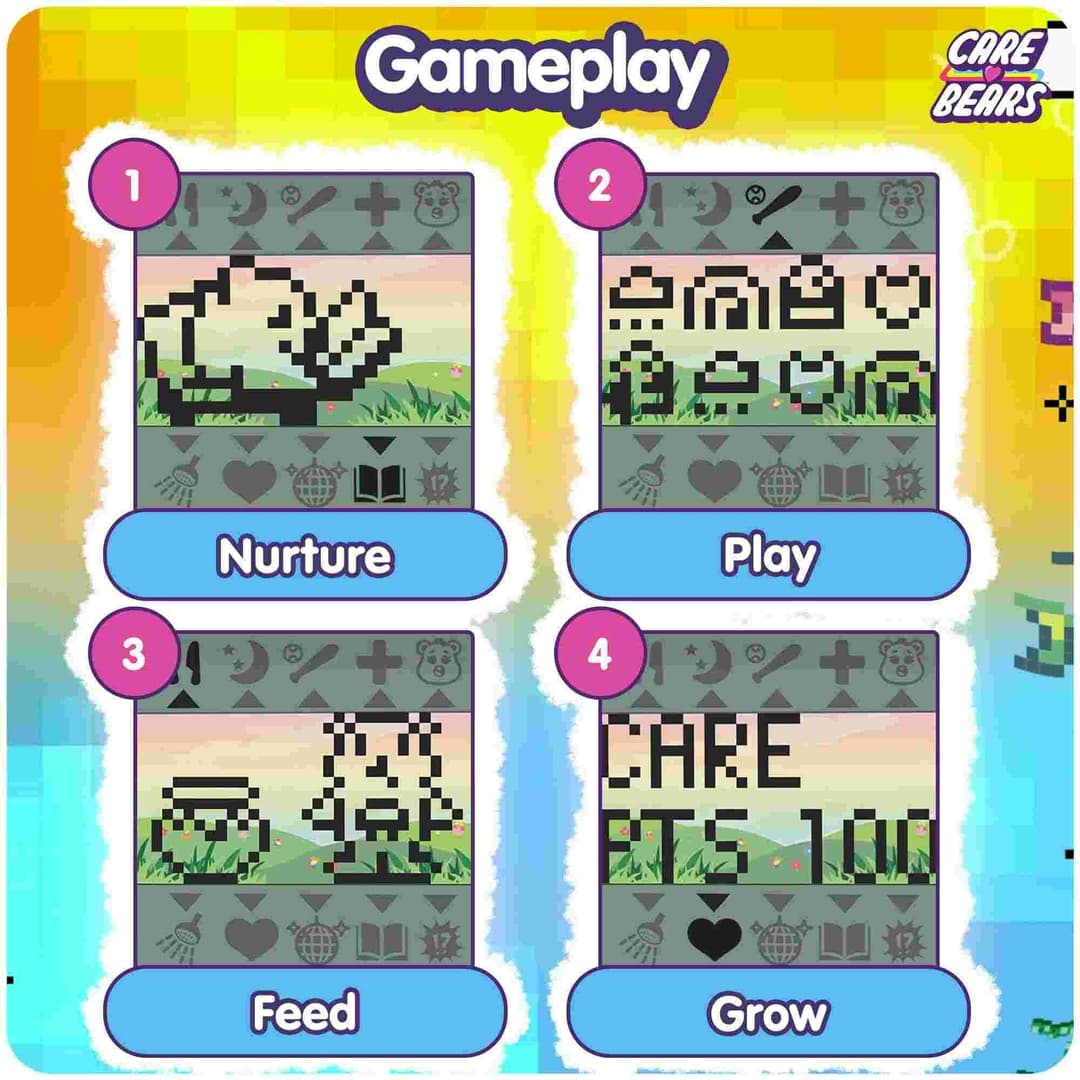 Thumbs Up Care Bears Digital Pet - Funshine Bear - Image 3