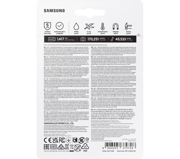 Samsung BAR Plus 512GB USB 3.2 Flash Drive - Titan Grey - Image 2