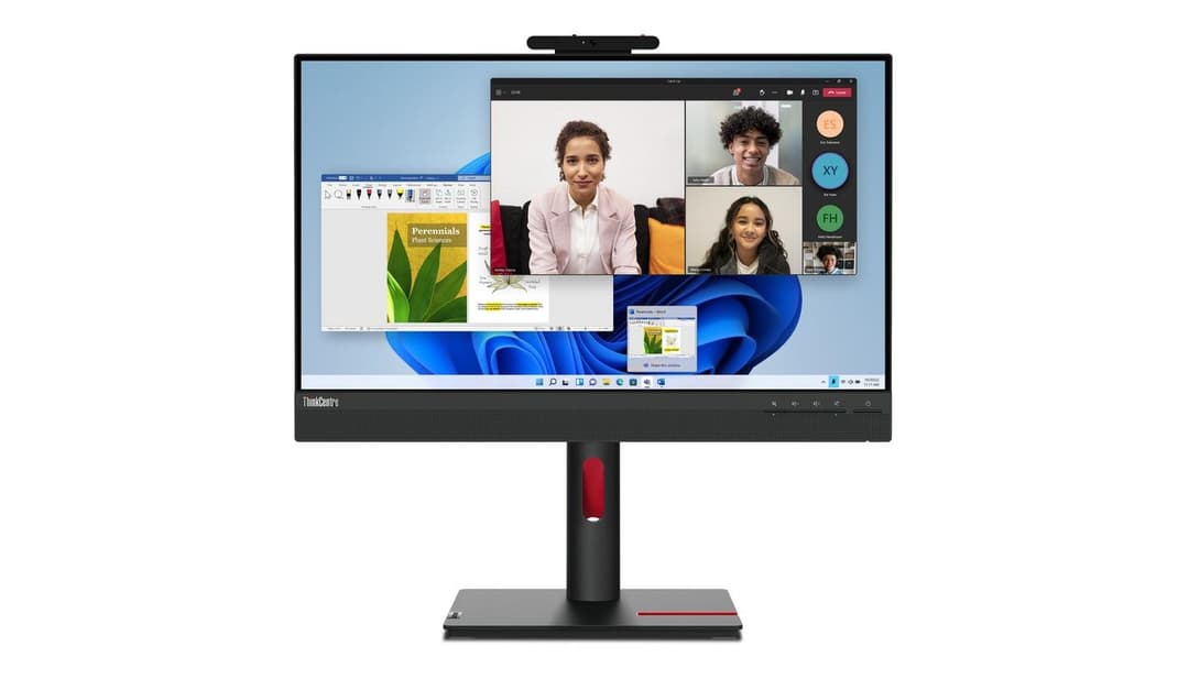 Lenovo ThinkCentre Tiny-In-One 24 Full HD Touchscreen Monitor - Black - Image 1