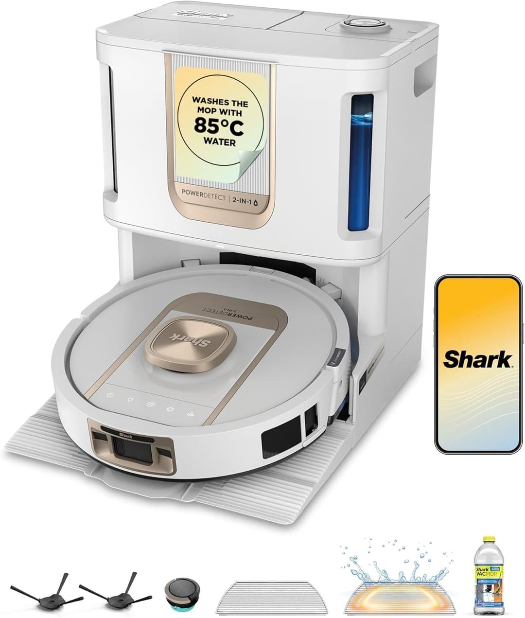 Shark ThermaCharged PowerDetect AV2910XEUKWH Wet & Dry Robot Vacuum Cleaner & Mop - Image 1