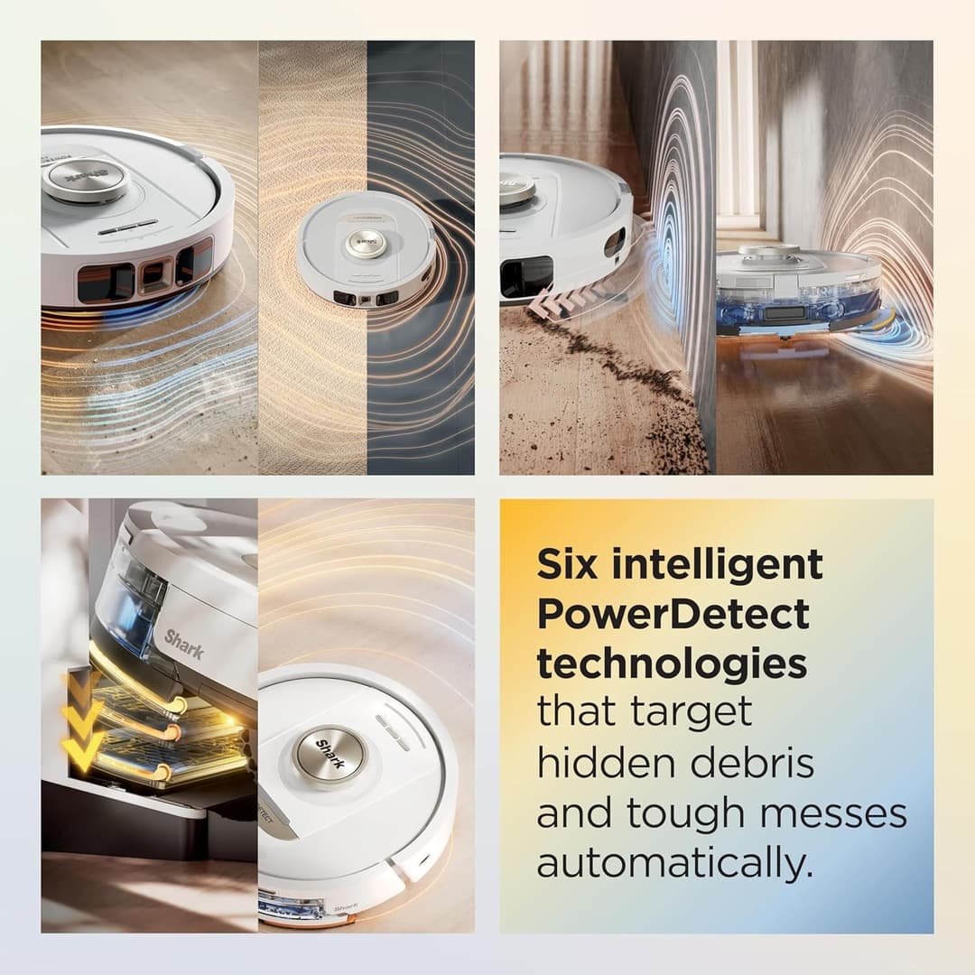 Shark ThermaCharged PowerDetect AV2910XEUKWH Wet & Dry Robot Vacuum Cleaner & Mop - Image 3