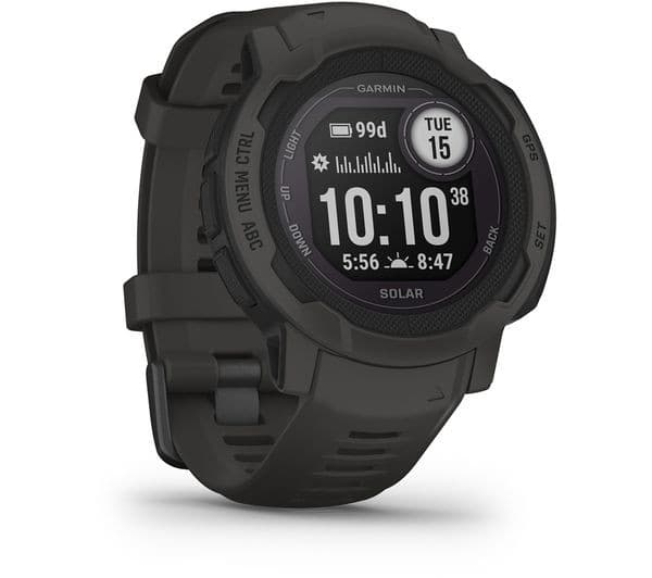 Garmin Instinct 2 Solar GPS Smartwatch 45mm - Graphite - Image 1