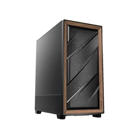 Antec FLUX SE  Sound-Dampening Side Panels  5 x PWM Fans Included  Front Panel with Walnut Wood  type-C  420mm Radiator& Back Connect Motherboard Support  Silent Case  Mid E-ATX Tower PC Case - Image 1