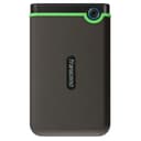 Transcend StoreJet 25M3 Shock-Resistant USB 3.1 Slim Portable Hard Drive 2TB - Iron Grey thumbnail 1