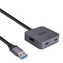 Lindy 10m USB 3.0 Active Extension Hub - 4 Ports (2 x USB-A, 2 x USB-C) thumbnail 1