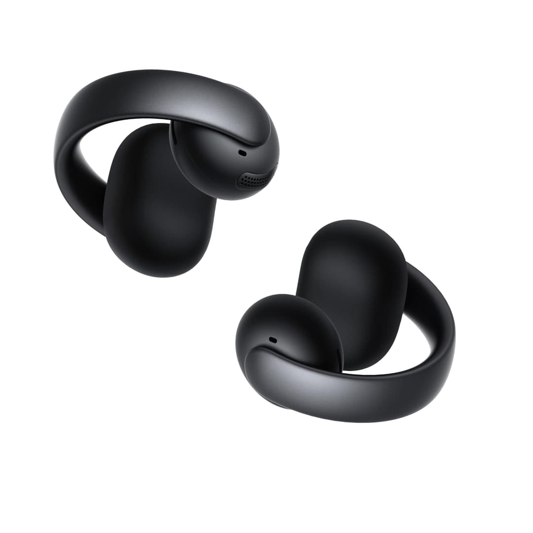 soundcore AeroClip Open-Ear Clip-On Wireless Earbuds - Black - Image 1
