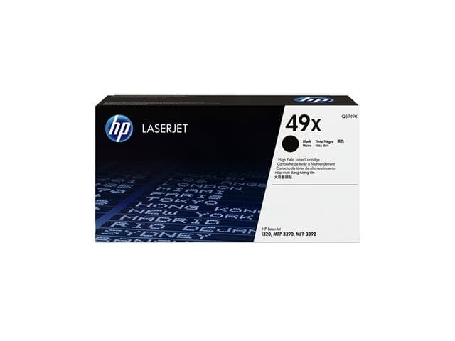HP 49X Q5949X Original HP High Yield LaserJet Toner Cartridge for HP LaserJet Printers - Black  - Image 2
