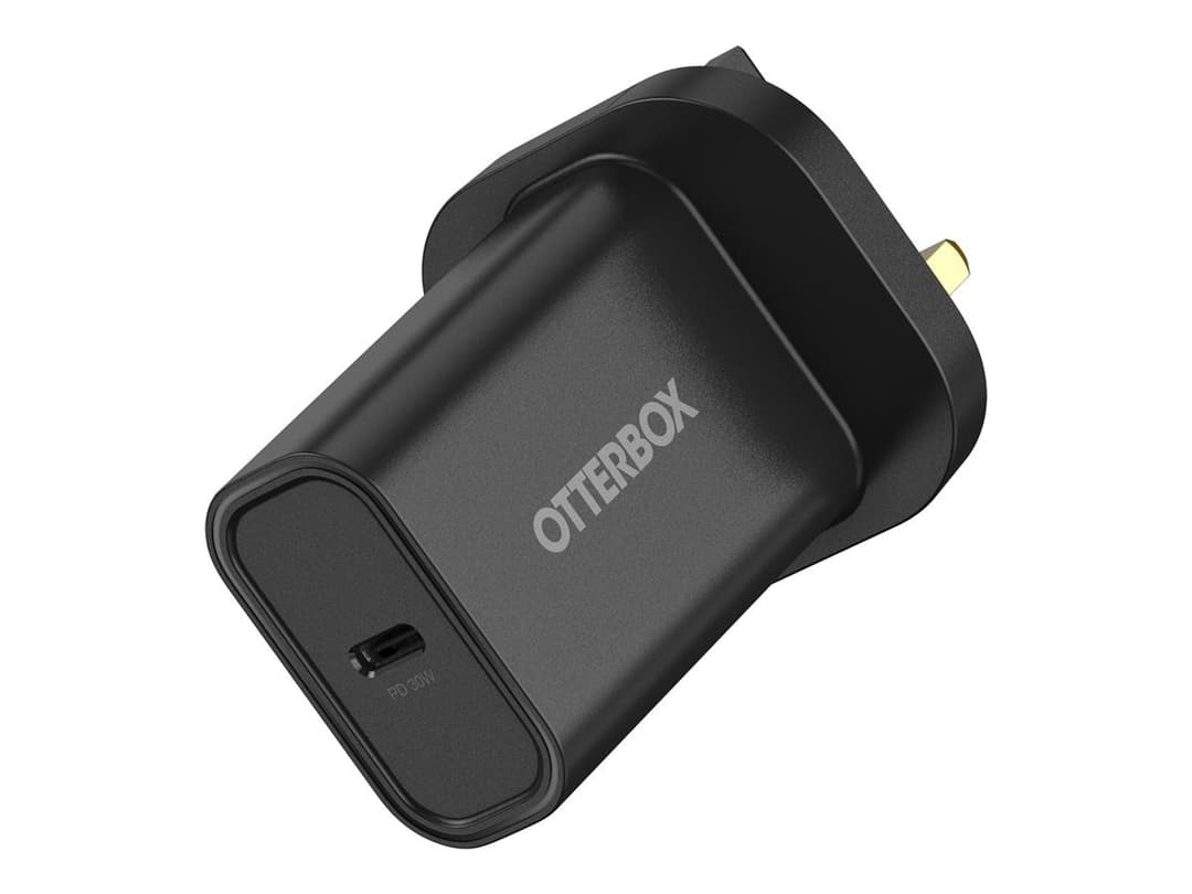 OtterBox UK Wall Charger 30W USB-C Power Delivery Black - Image 1