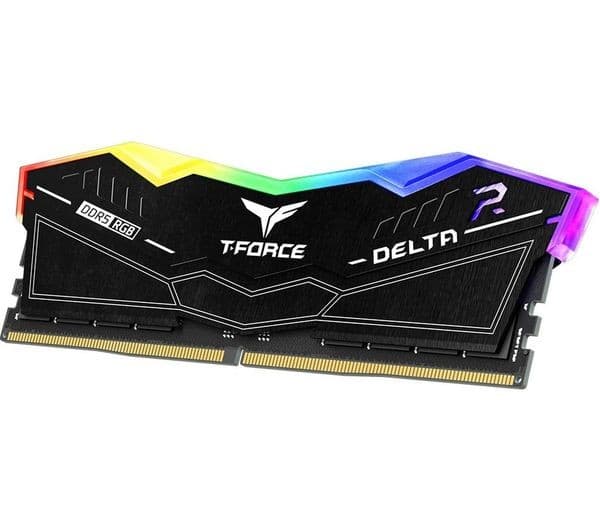 TEAMGROUP T-FORCE DELTA RGB DDR5 6000 MHz CL38 RAM - 64 GB (2 x 32 GB), Black - Image 4