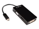 V7 USB-C to DVI Adapter Black thumbnail 2