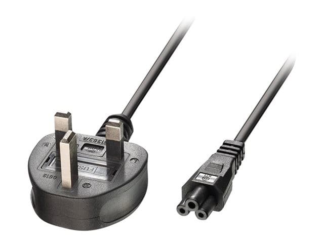 Lindy Power Cable BS 1363 to IEC C5 3m Black - Image 2