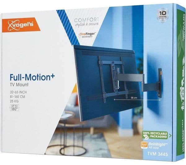 VOGELS Comfort TVM3445 Full Motion 32-65 inch TV Bracket - Black - Image 9