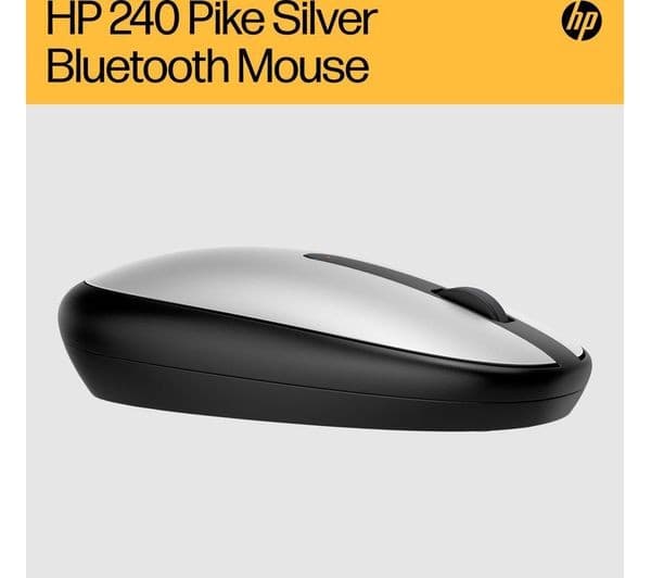 HP 240 Bluetooth Wireless Optical Mouse - Silver - Image 5