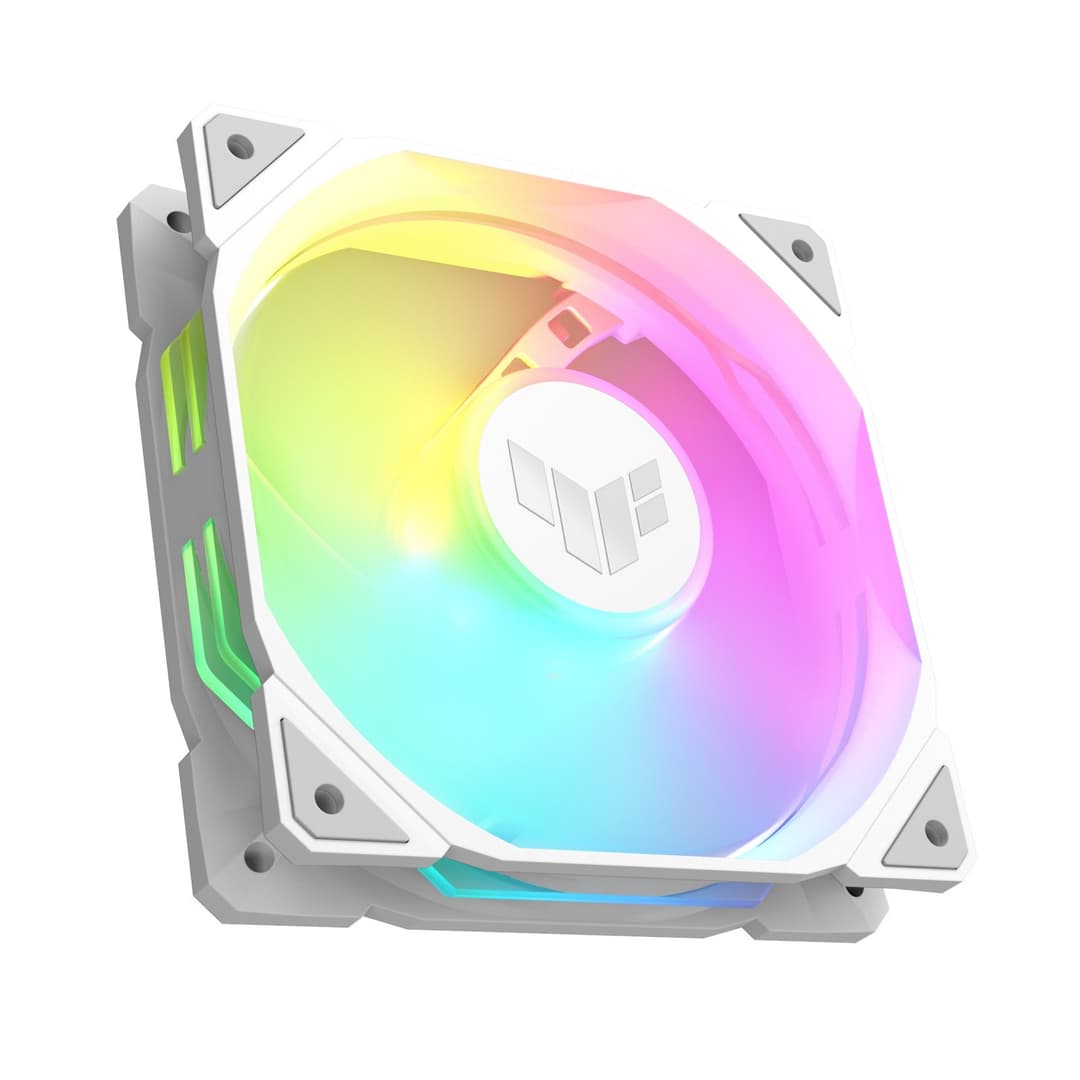 ASUS TUF Gaming TR120 ARGB 120mm PWM Case Fan - White 1-Pack - Image 2