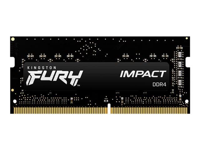 Kingston FURY Impact - DDR4 - module - 8 GB - SO-DIMM 260-pin - 3200 MHz / PC4-25600 - unbuffered - Image 1