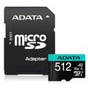 ADATA Premier Pro microSDXC CL10 UHS-I U3 V30 A2 Memory Card with SD Adapter - 512GB thumbnail 3