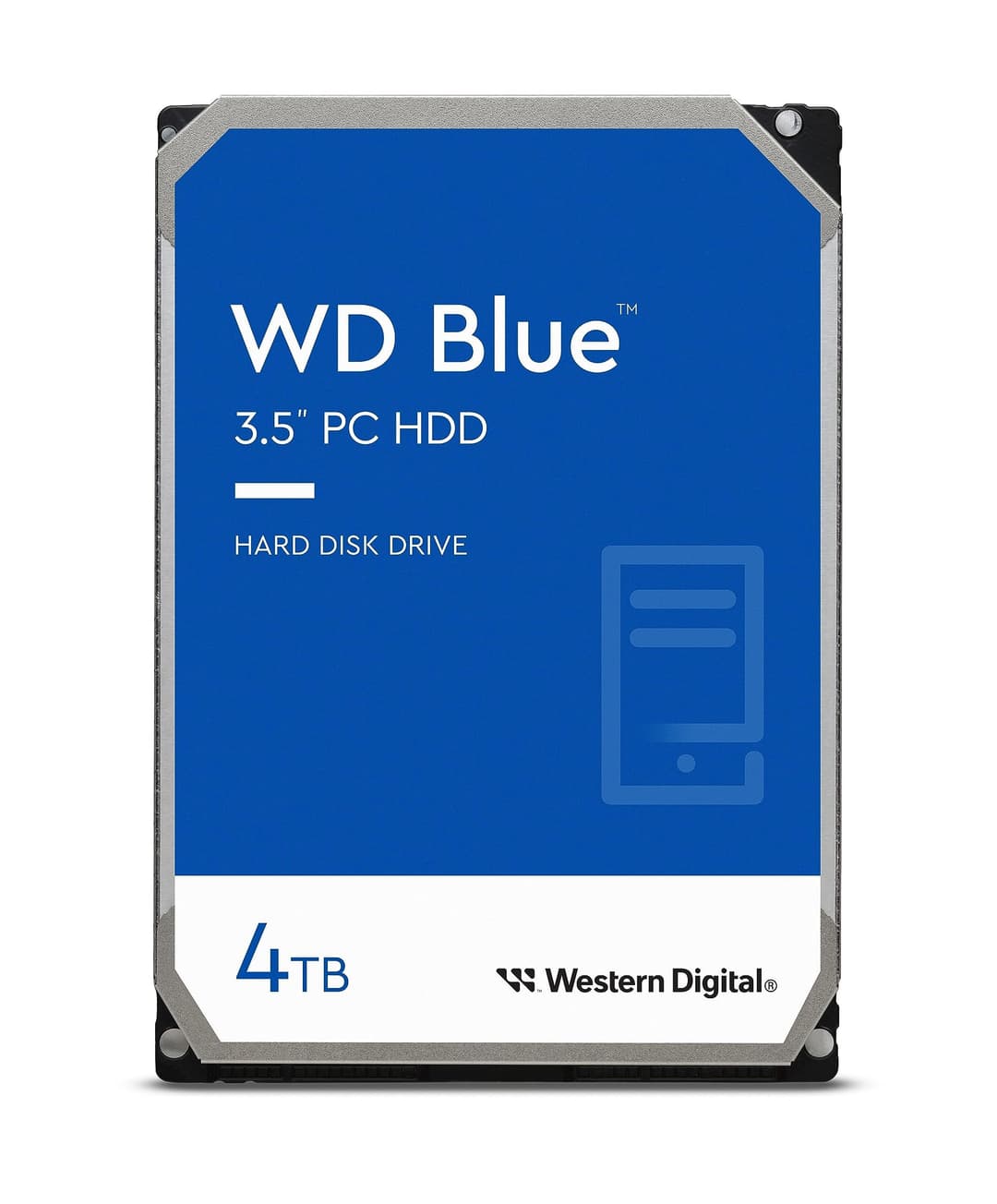 Western Digital WD Blue 3.5" 5400 RPM 256MB Cache SATA III Internal Hard Drive 4TB - Image 1